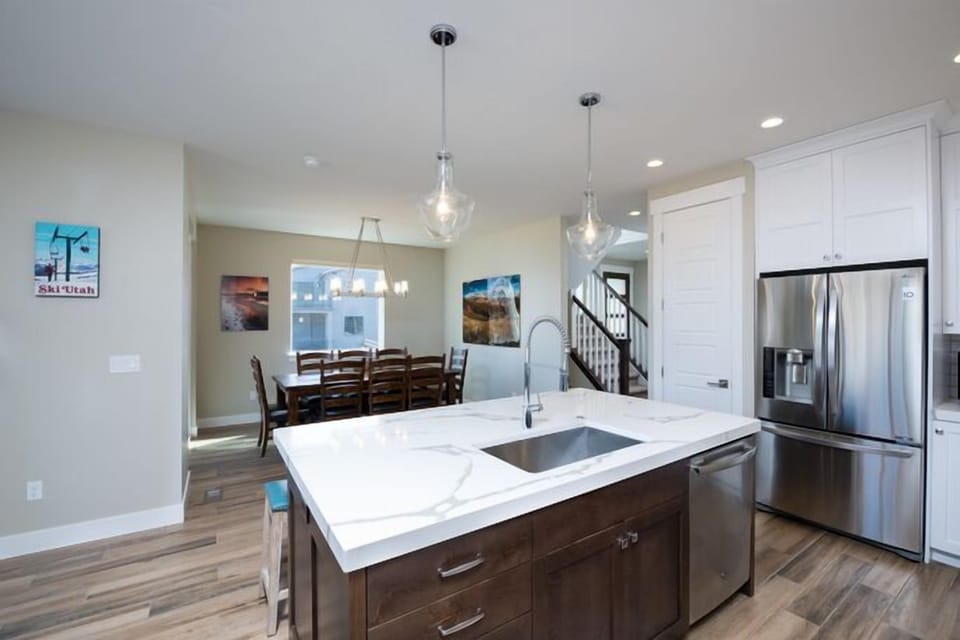Main floor Dining room/Kitchen