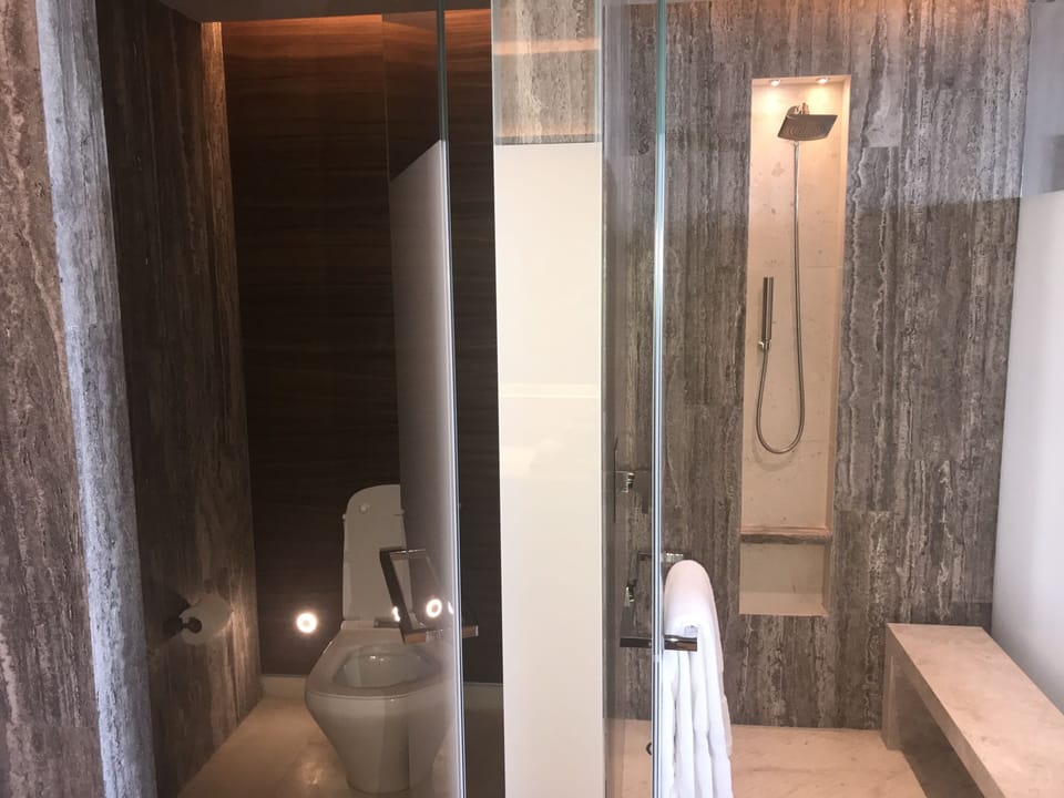  All bathrooms are similar - 2 full bath in a 1 bedroom, 3 full bath in a 2 bdrm