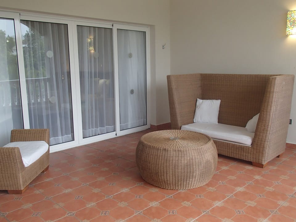outdoor patio area