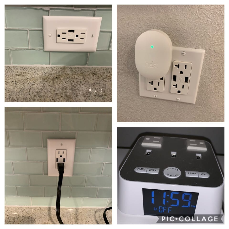USB ports in every room except bathrooms