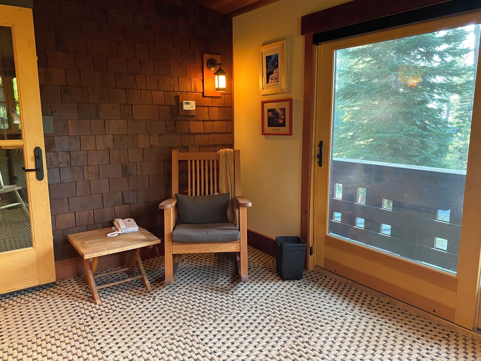 Upstairs private office sitting area.  