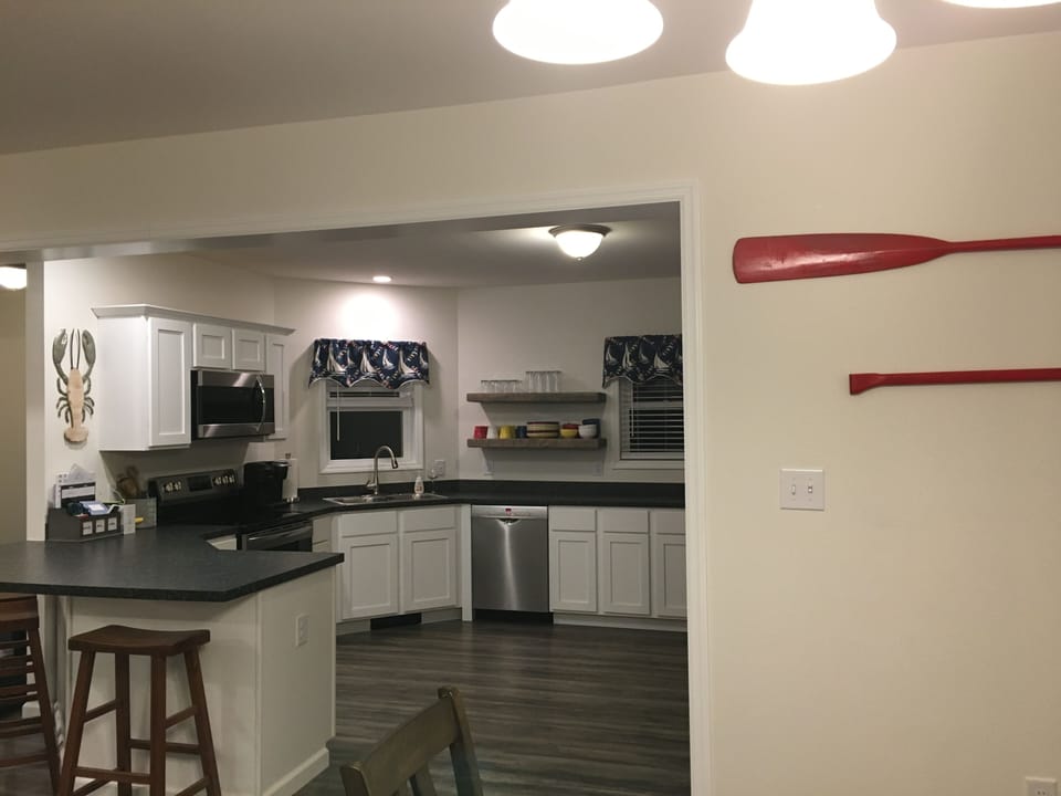Kitchen view from dining area