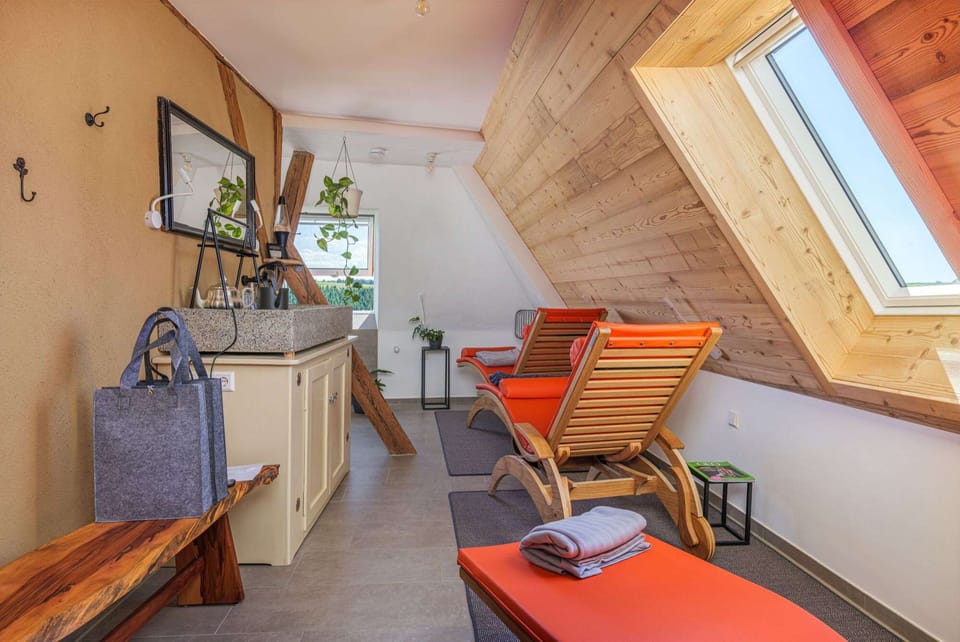 Apartment "Zum historischen Spital" - Dornstetten- Wellness with couch and a great view