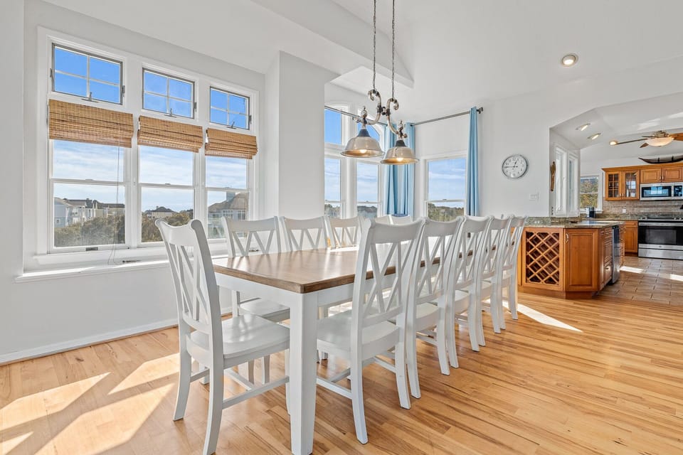 Large Dining Room Table on Third Level