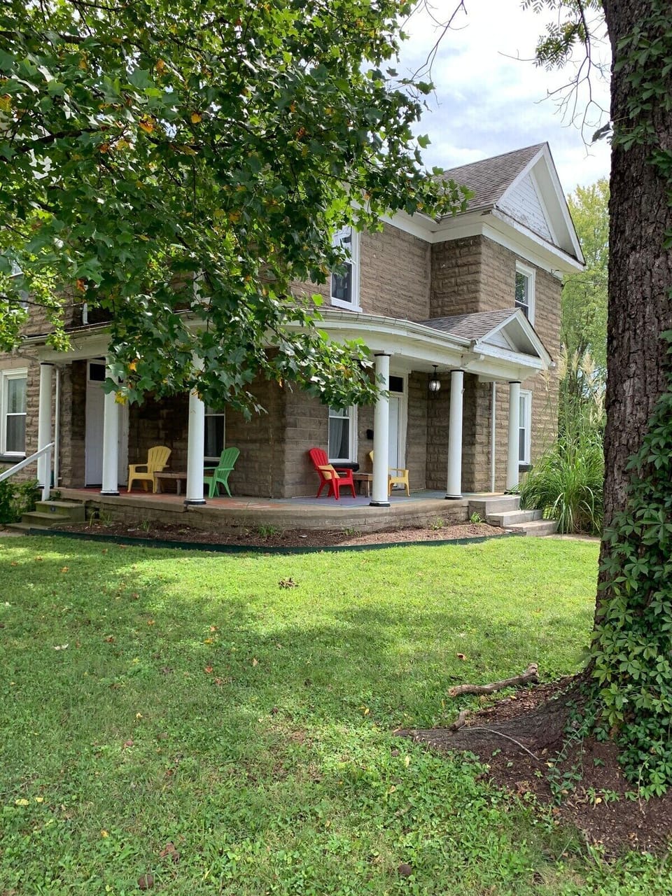 Large wrap around porch