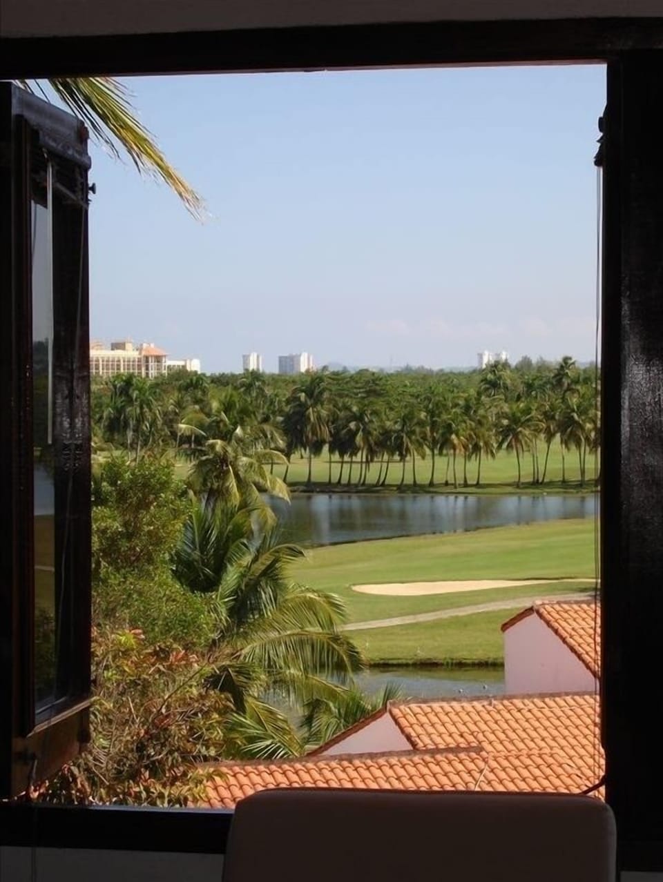 View Overlooking Beach Resort