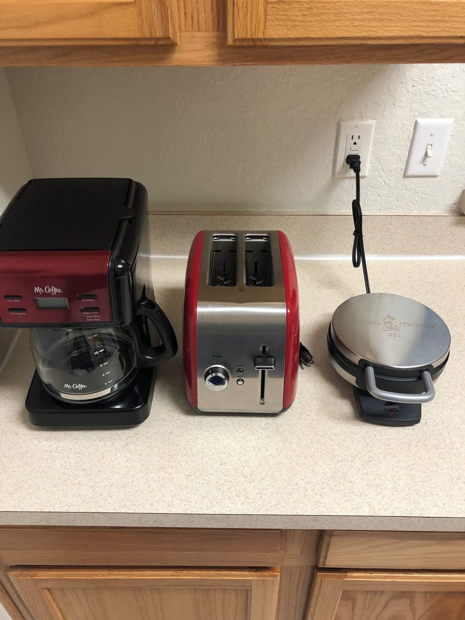 Kitchen - Coffee, toaster, and waffle iron