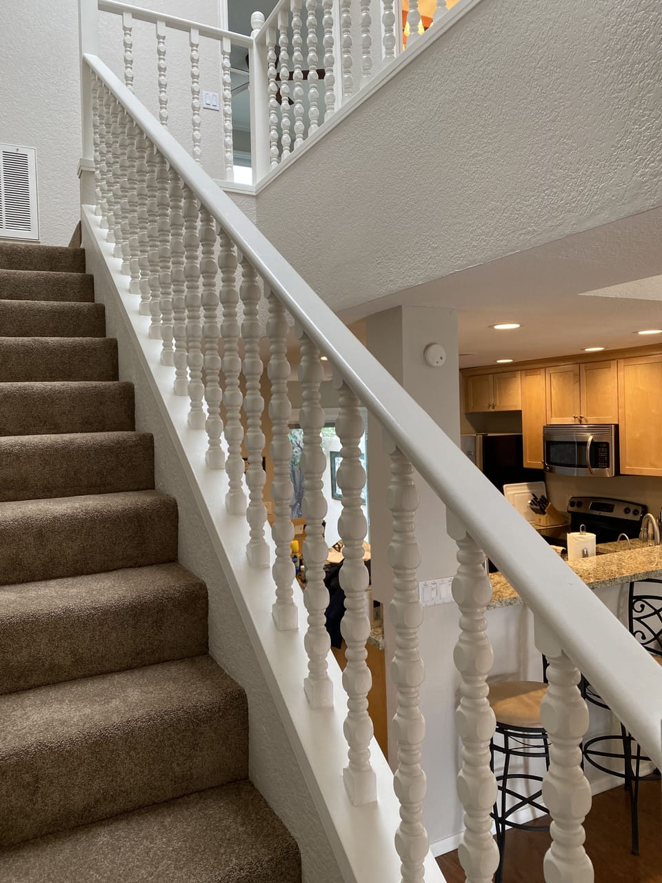 Stairs to bedrooms