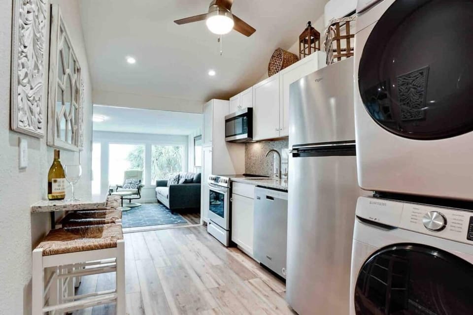Cozy, cute and very inviting open concept space delights guests