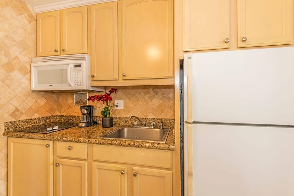 Kitchenette with Full Size Refrigerator