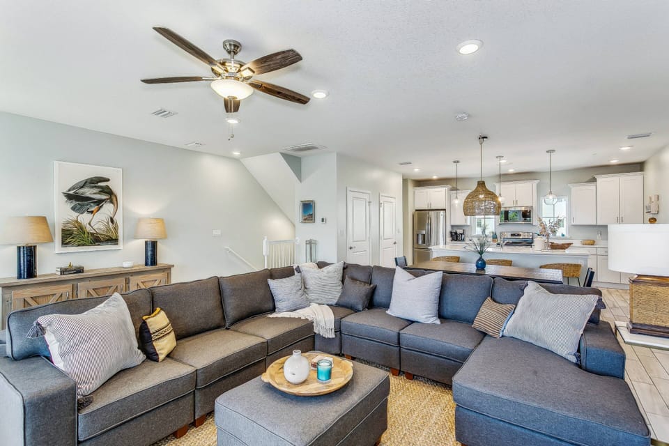 Plenty of seating in the main living area