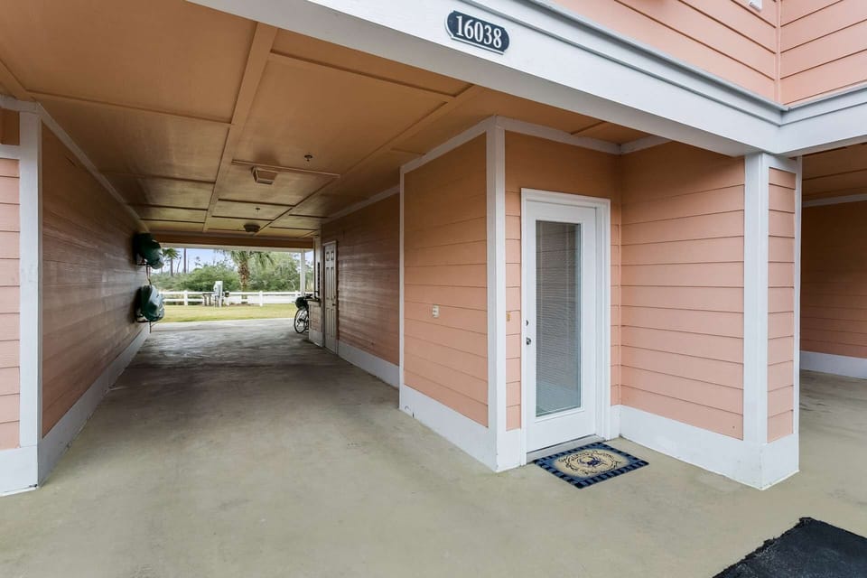 Covered private parking - room for two cars