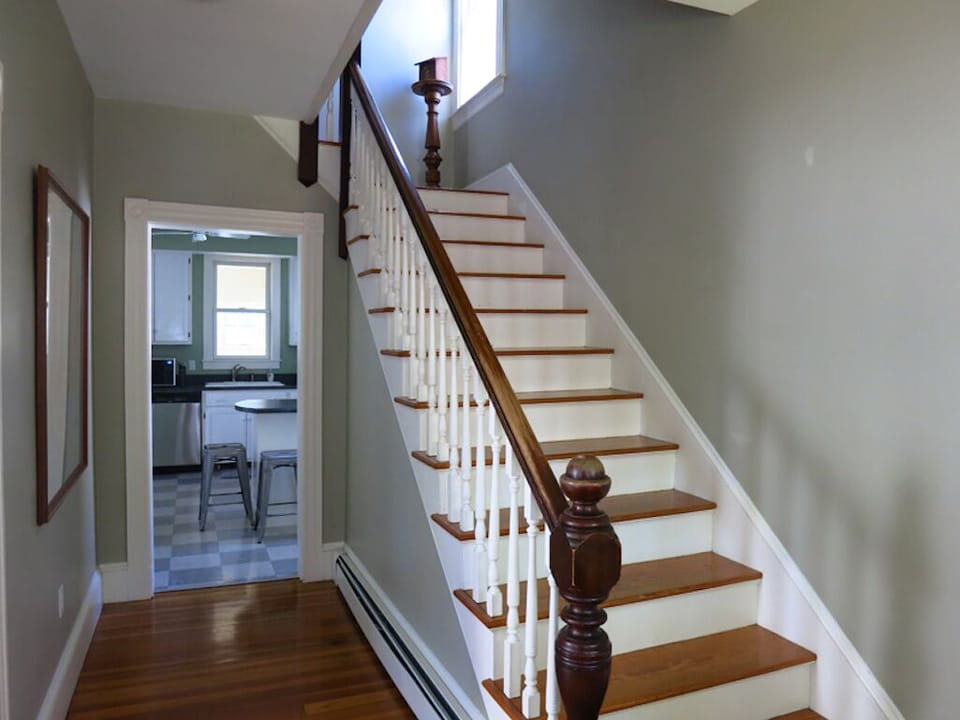 Stairs to the second level