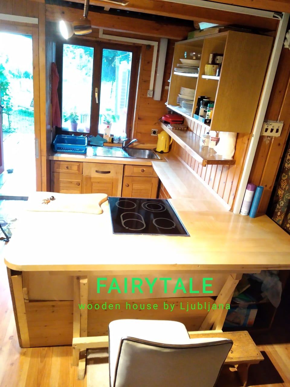 Kitchen with everything you need also washing dish machine