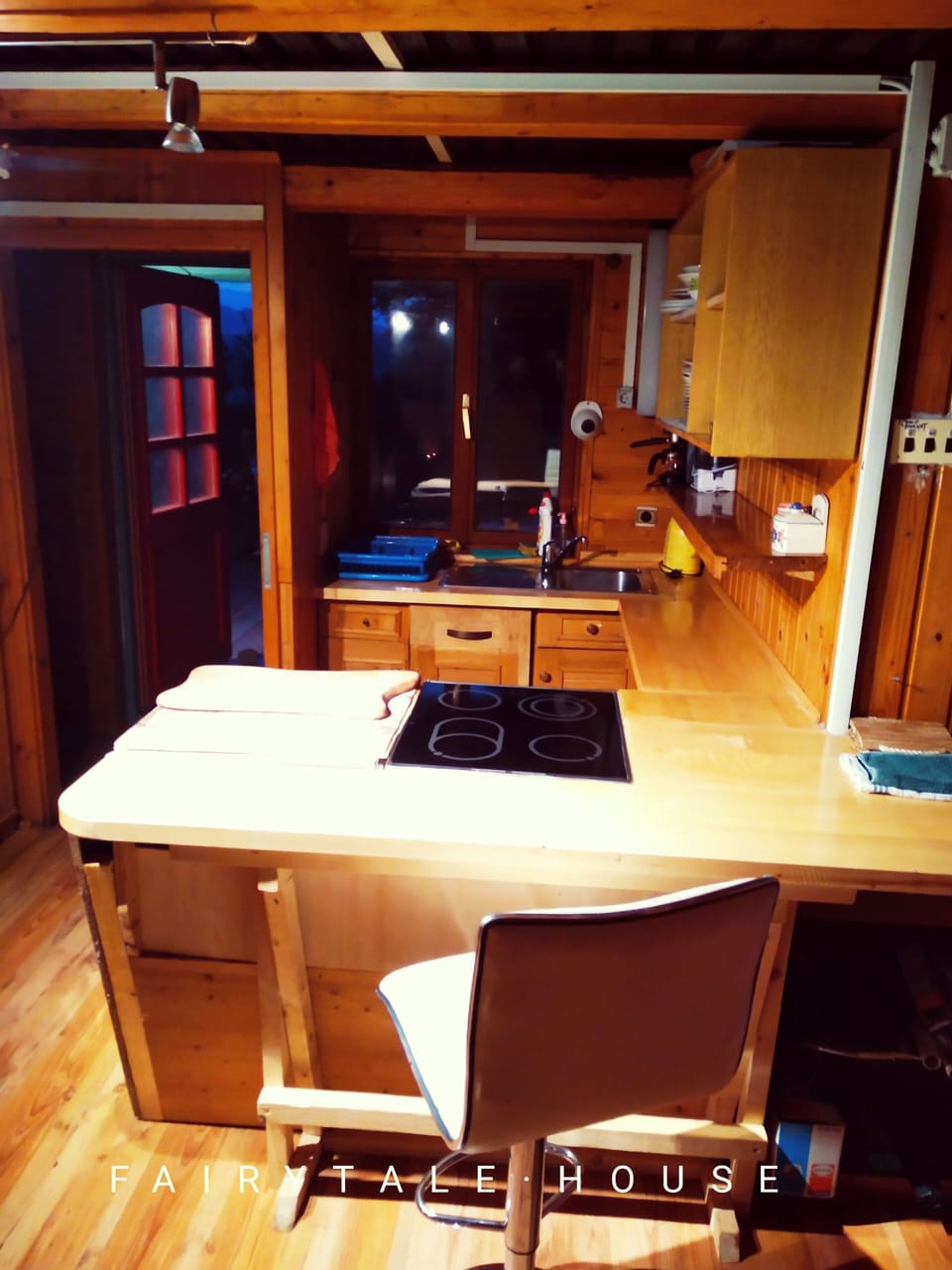 Kitchen Fairytale wooden house by Ljubljana