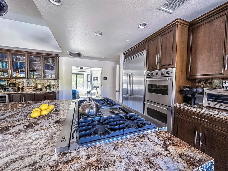 Expansive Kitchen  for creating wonderful memories around  your stay!
