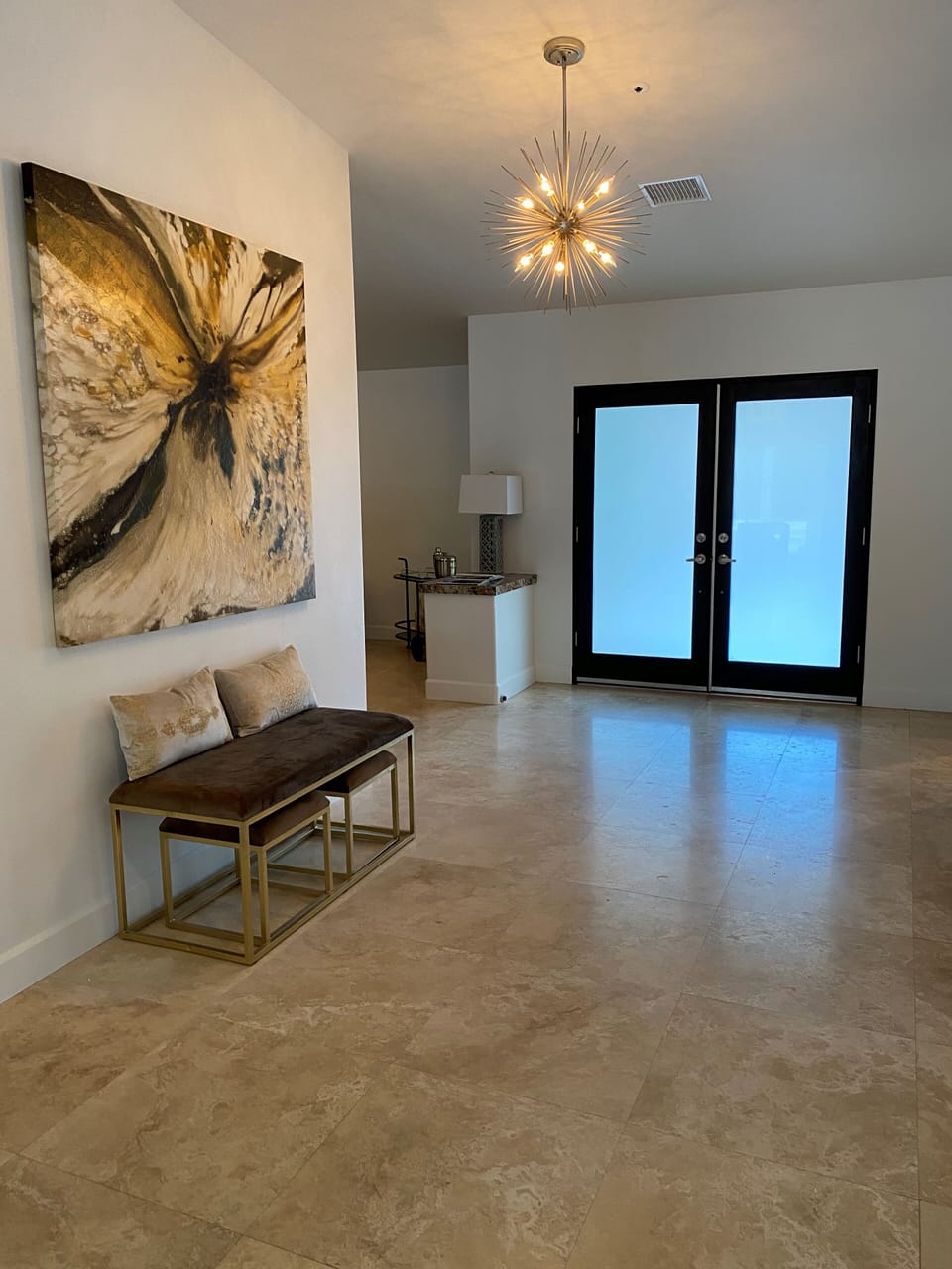 The front entry is  one of the many focal points as you enter our home!