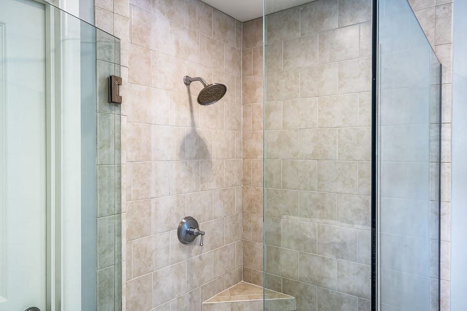 Primary bathroom walk-in shower