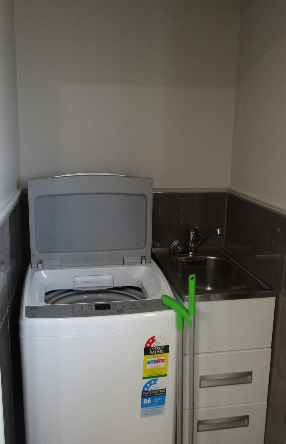 Wow a washing machine for you to use.