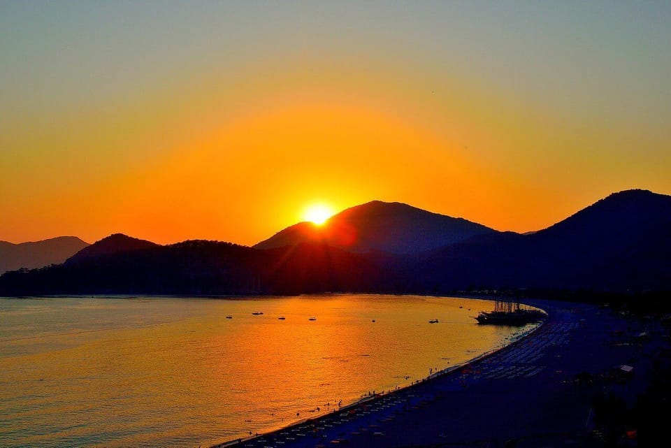 Sunset at Olu Deniz.