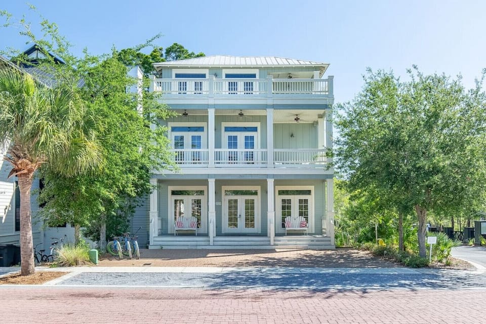 Your perfect Rosemary Beach vacation awaits in this luxurious 5/4.5 home that comfortably sleeps 16!
