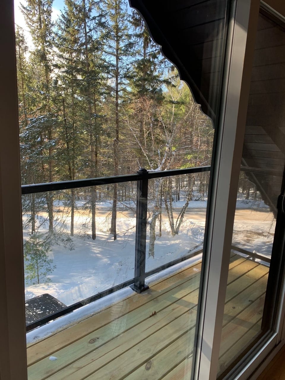 Upper deck from one of the bedrooms.