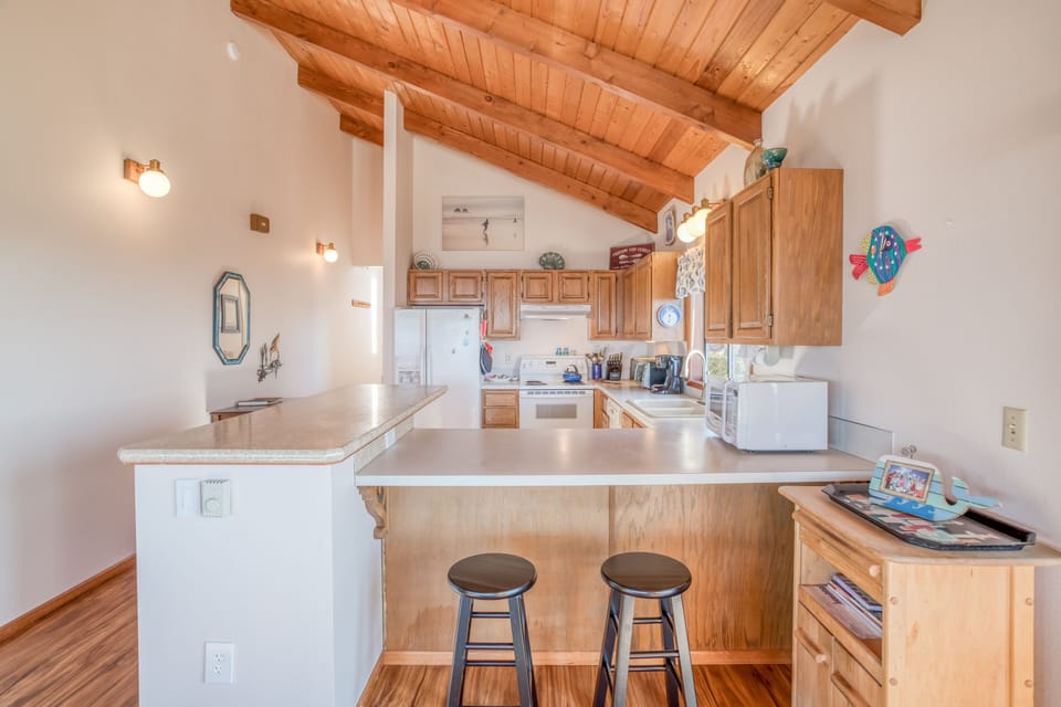 Kitchen with Counter Seating