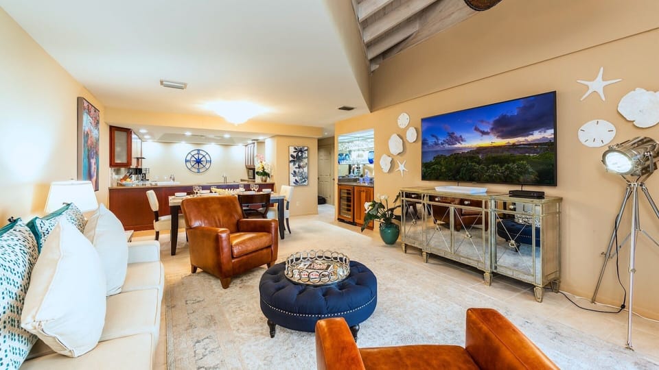 Open floor plan makes the condo feel even larger...