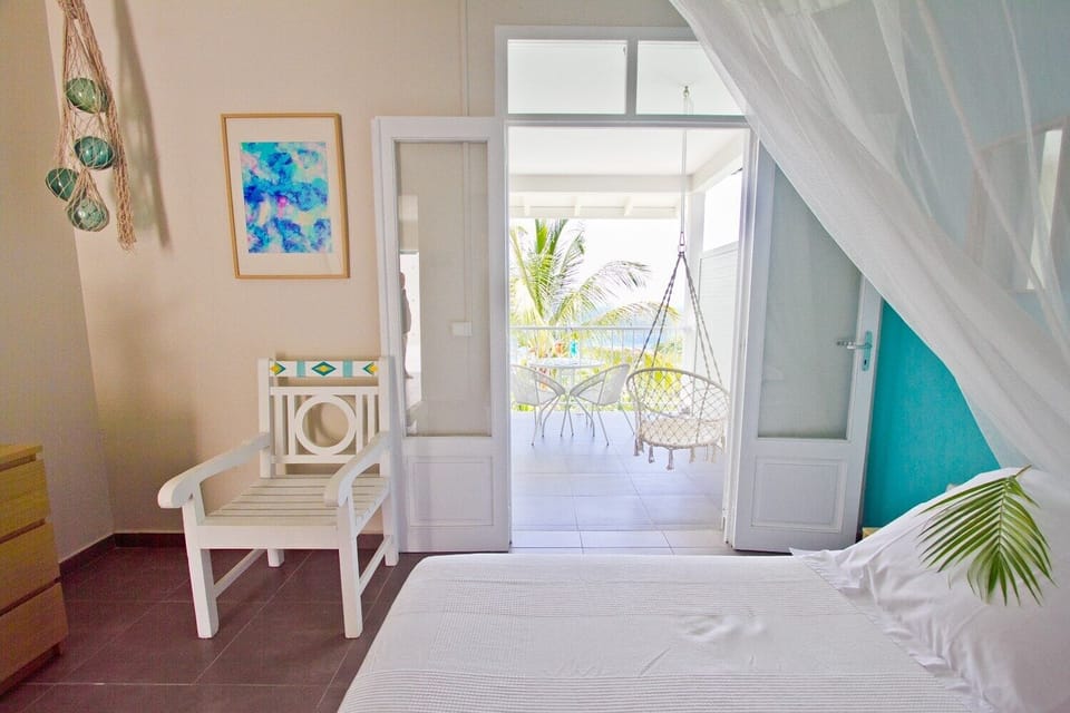 The Tillet room and access to the terrace/kitchenette