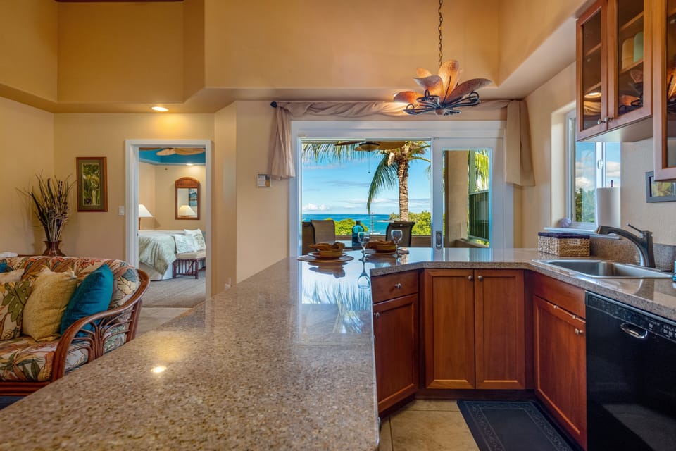 Wonderful views right from the Kitchen.