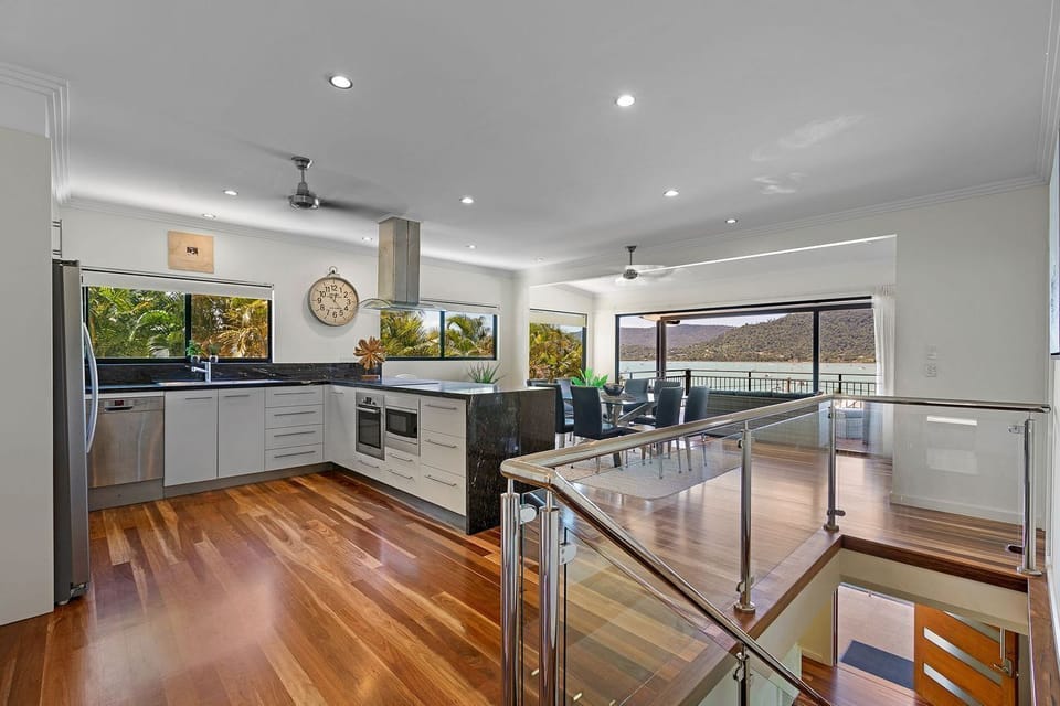 Open living area upstairs.