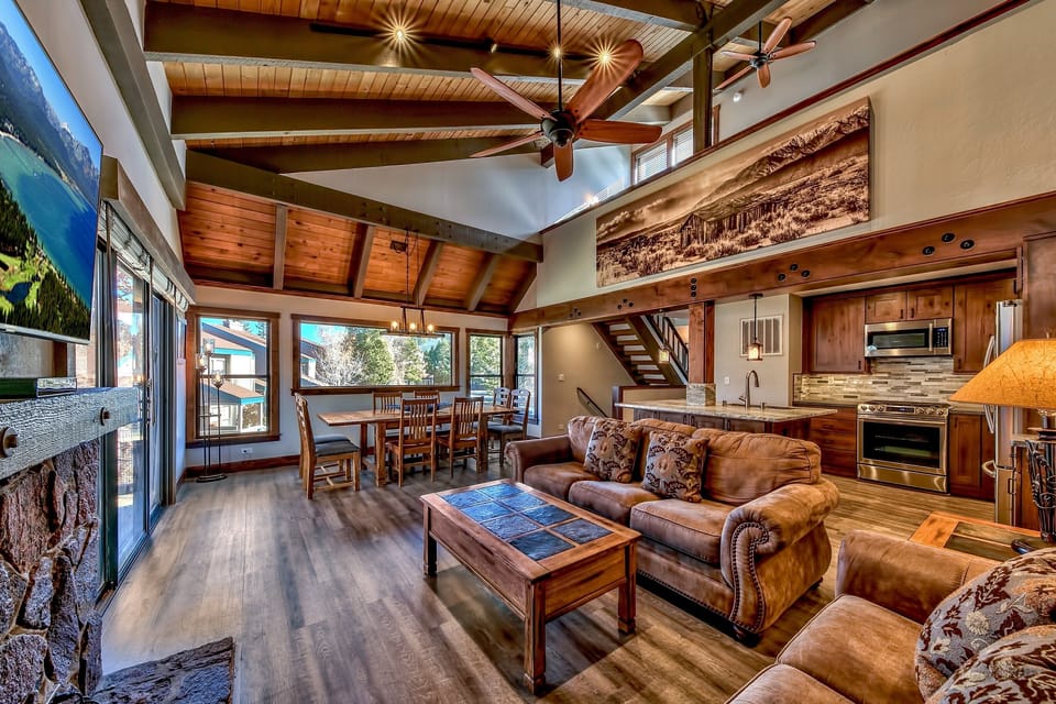 Great room kitchen and dining