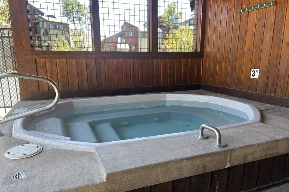 After a day of fun, the hot tub is the perfect place to recharge.