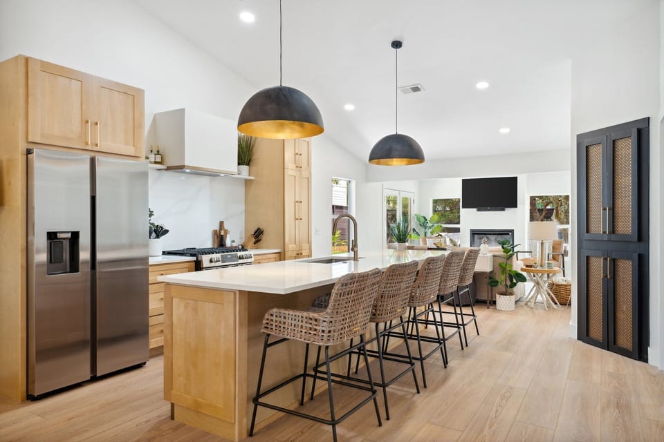 Brand new kitchen-I am foodie so hope you love the beauty and function.