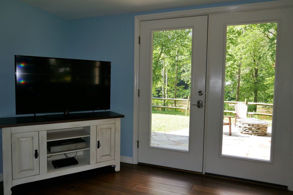 Large flat screen HD satellite TV