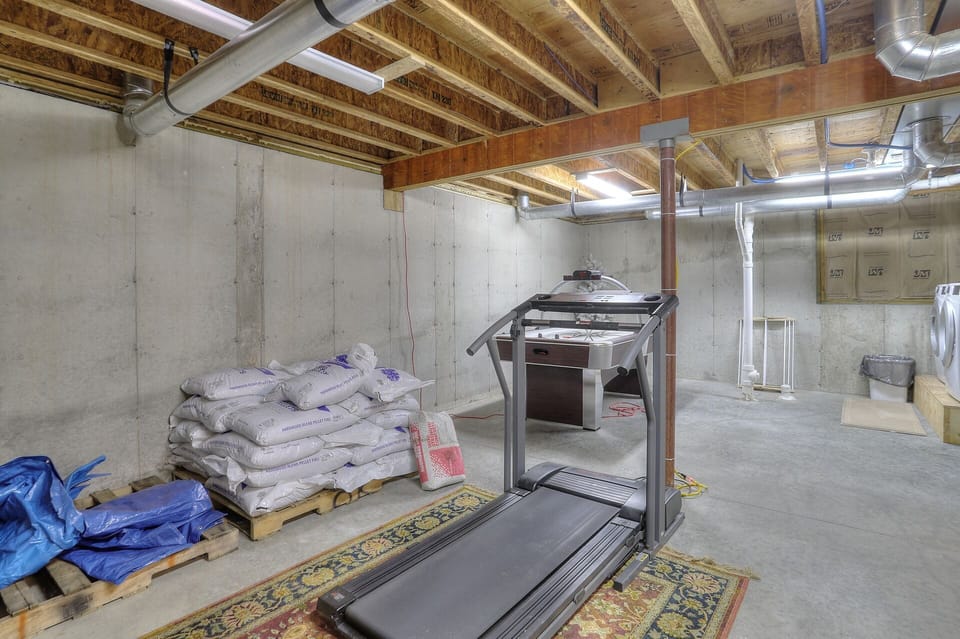 Basement treadmill