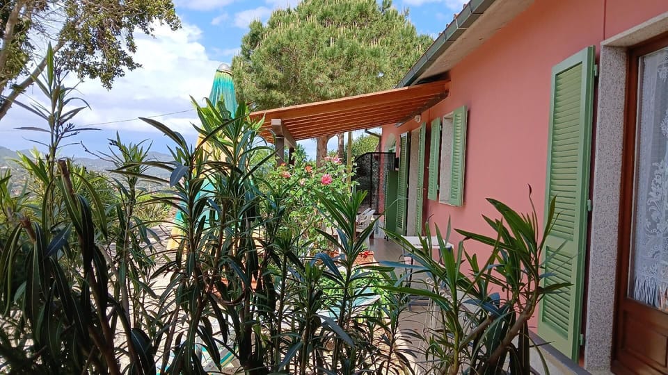 Villa Giuliana, garden and external square.