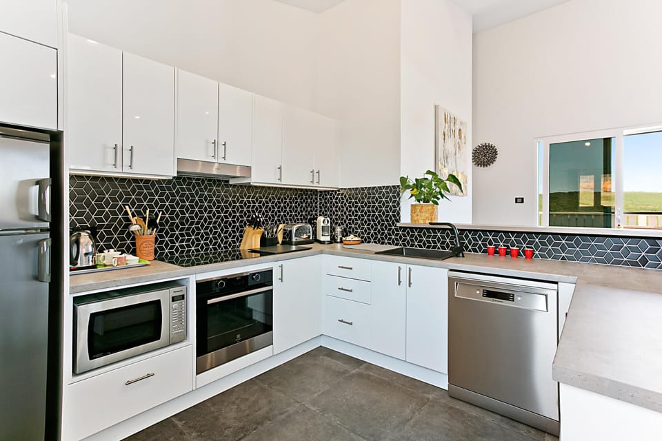 A dishwasher and washing machine too