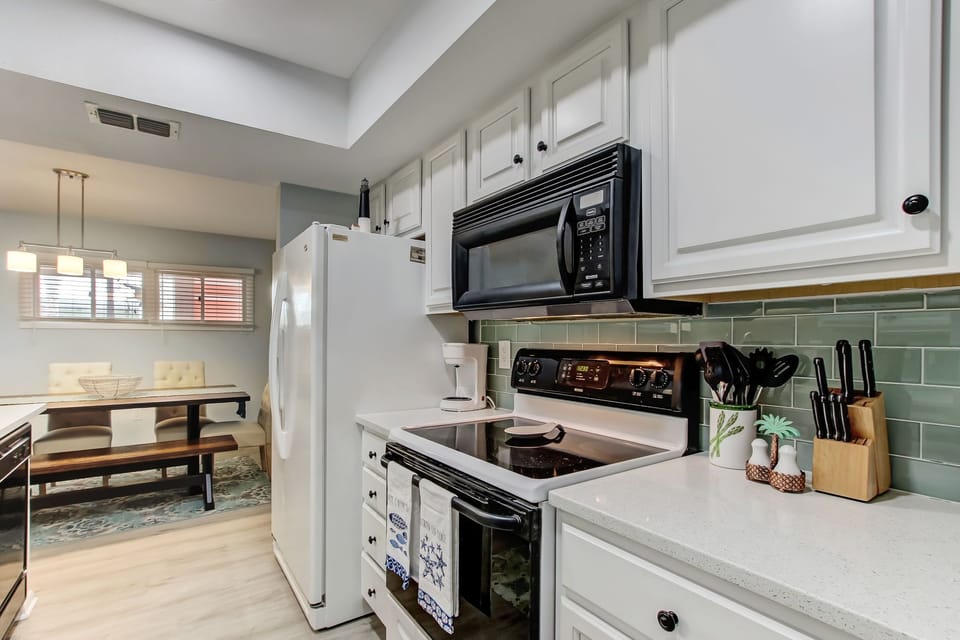 Kitchen opens to Dining Room
