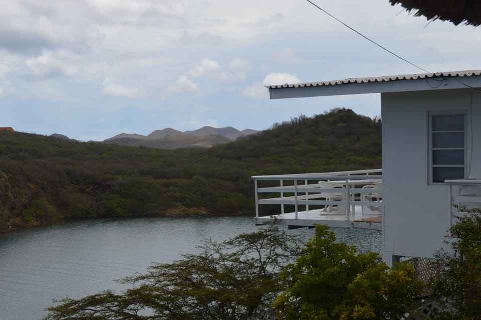 View of the balcony from the palapa