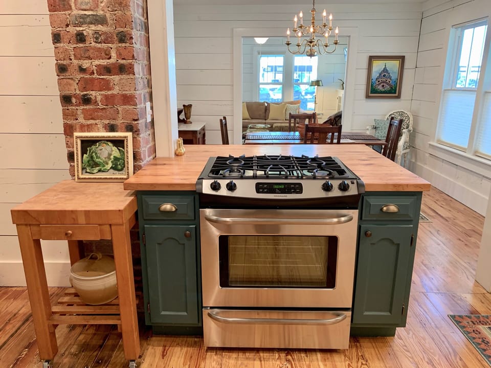 Gas oven and stove
