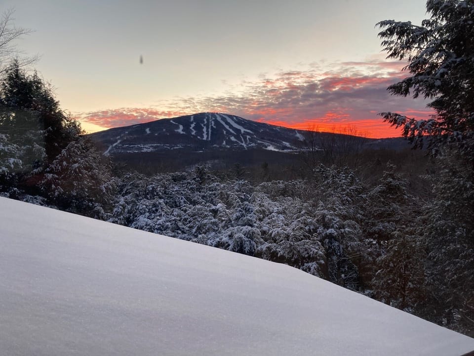 View from primary bedroom