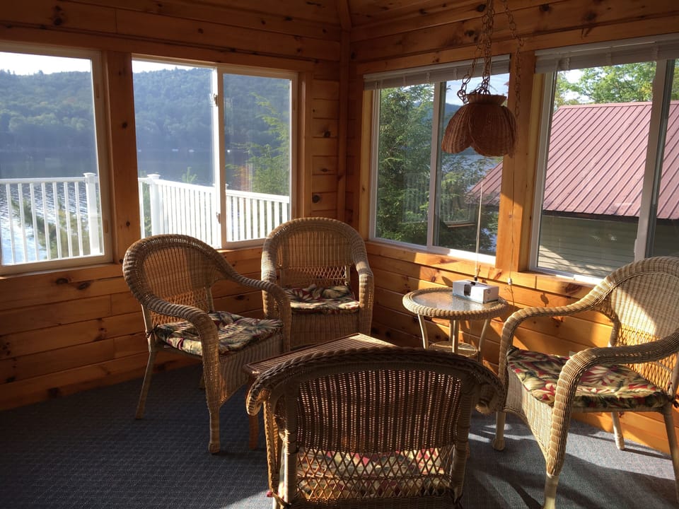 Main level enclosed porch