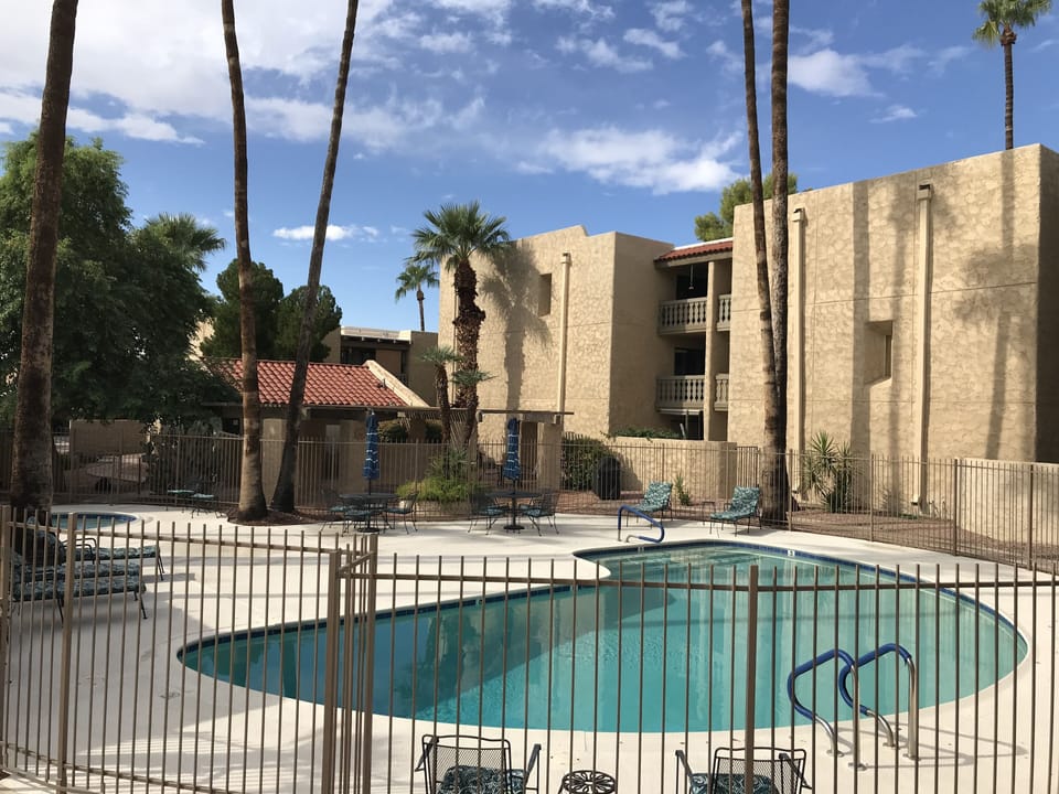 Communal pool and hot tub