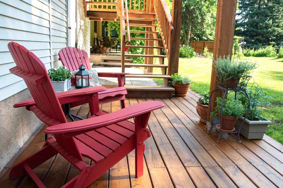 Nice guest space for relaxing.