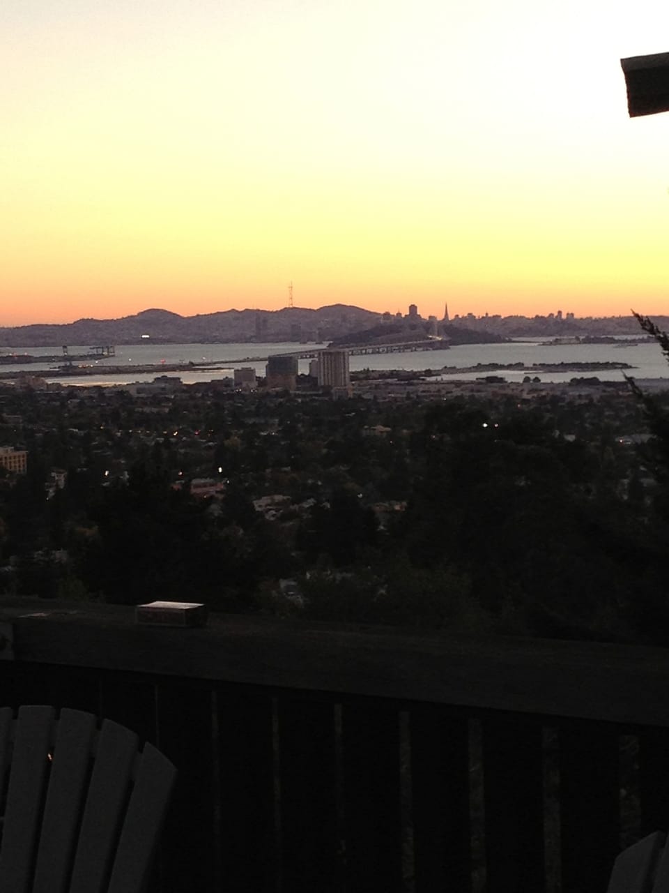 view from deck