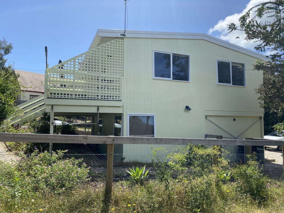 Backyard fully fenced 