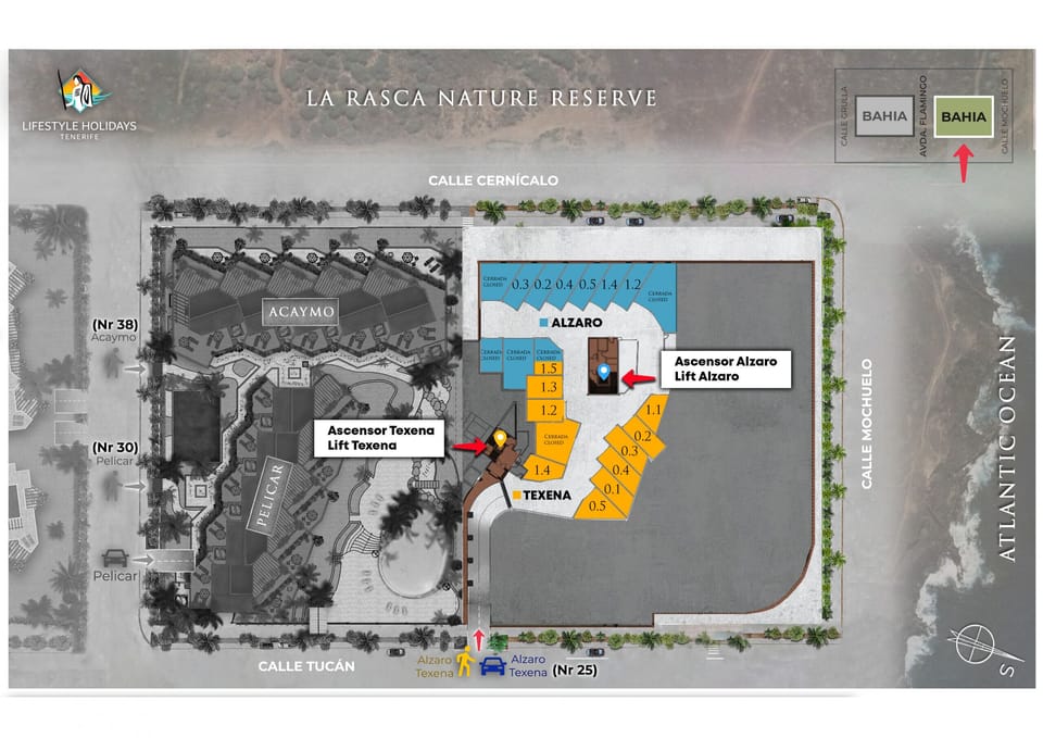 Map of garage