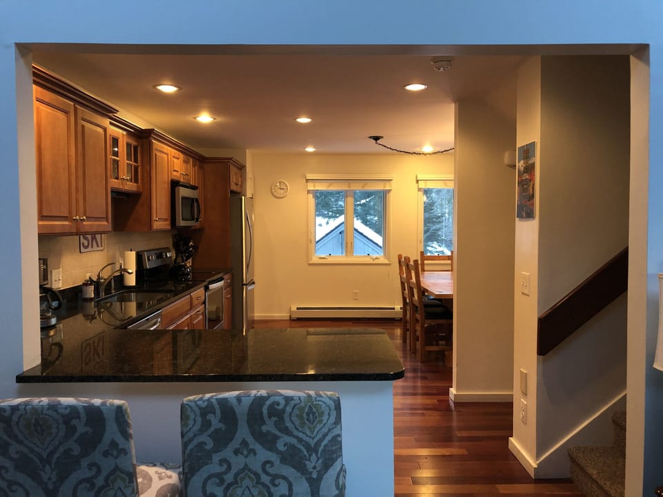 View From Living Room Looking Into Kitchen