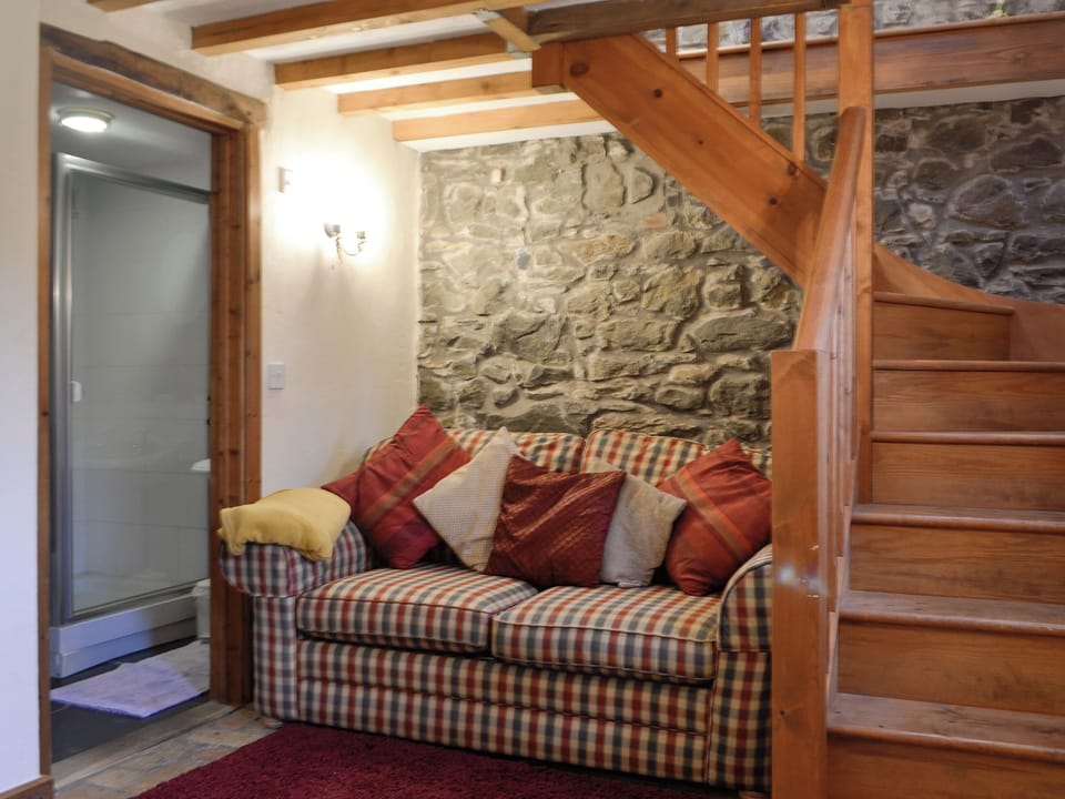 Comfortable seating within living area | The Pig Sty - Cwm Clyd, Llandovery